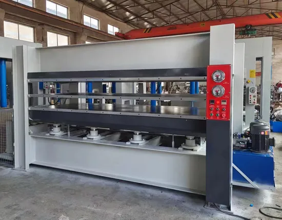 120t Woodworking Wood Veneer Hydraulic Automatic HPL Door Flooring Laminating Melamine Hot Oil Heating Press Pressing Molding Presser Machine