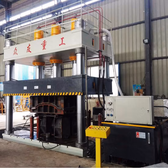 630 Ton/800 Ton/1000 Ton Estampado de metal Máquina de prensa hidráulica de embutición profunda para revestimiento de puerta/Utensilios de cocina/Fregadero/Tanque de agua/Baldosa metálica/Carretilla con CE&SGS